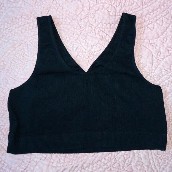 Leading Lady Harmony BLACK Size Medium Crossover Comfort & Sleep Bra - Picture 3 of 4